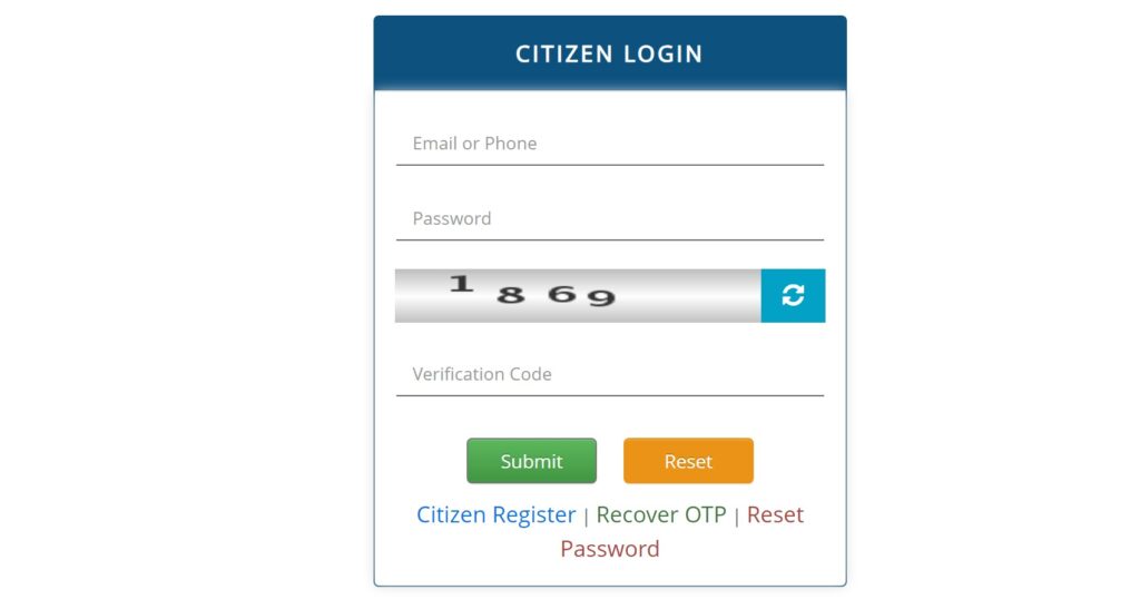 Citizen login and registration guide to lodge a complaint with TMC