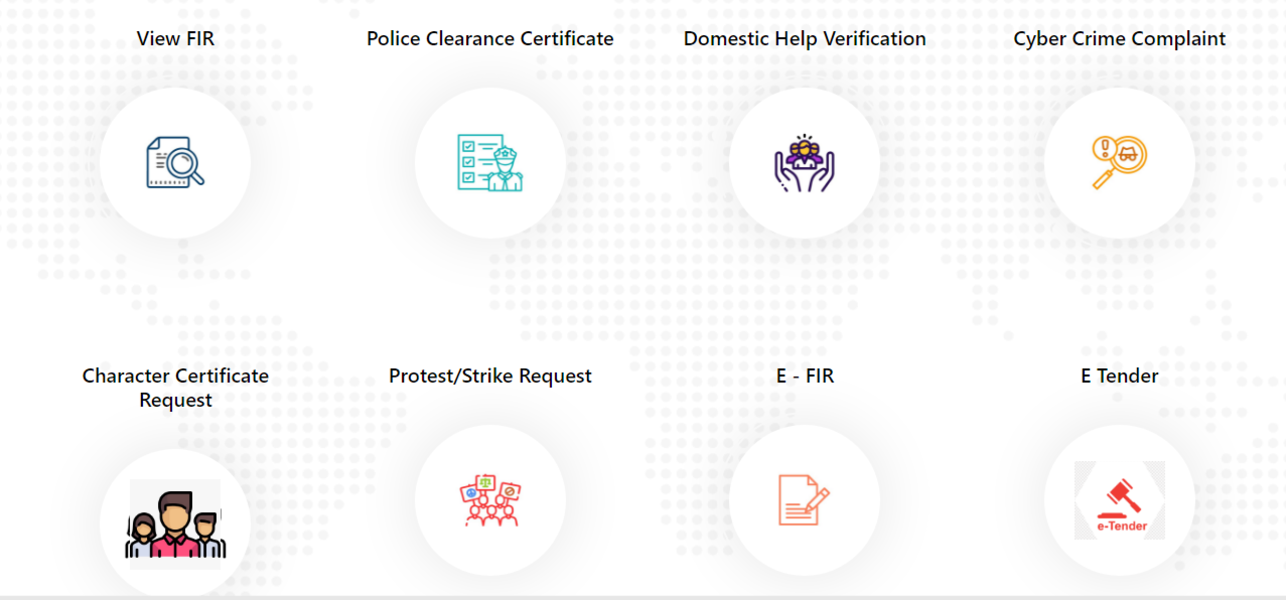 Citizen services of Uttarakhand Police to register an online FIR or police complaint