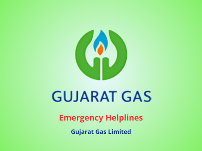 Gujarat Gas Logo (Emergency Helpline)