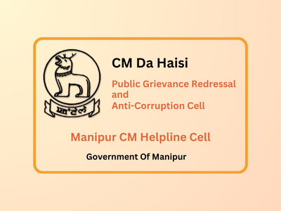 Manipur CM Helpline Logo
