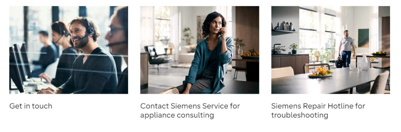 Registering a complaint to Siemens