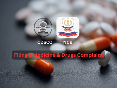 File a medicine and drugs complaint
